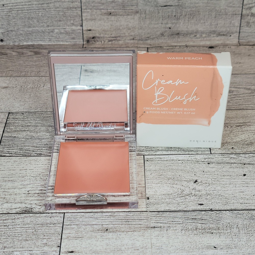 Dominique Cosmetics Cream Blush WARM PEACH 0.17 oz Full Size NIB